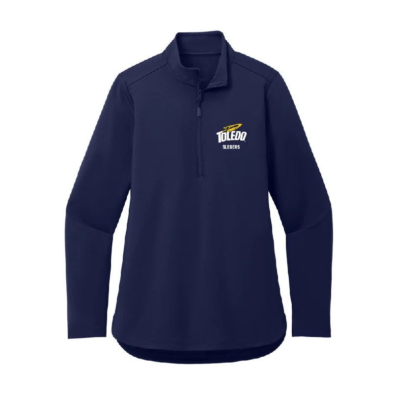 Toledo - NCAA Women's Swimming & Diving : Janne Slegers - Women's Premium Quarter Zip Jacket Tiered Jacket Buttoned Jacket Zippered Jacket