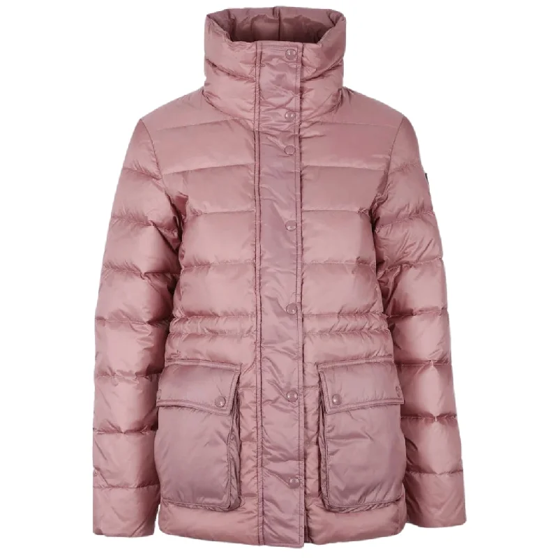 Belstaff Sepal Rose Pink Down Jacket Wool Jacket Cashmere Jacket Tweed Jacket