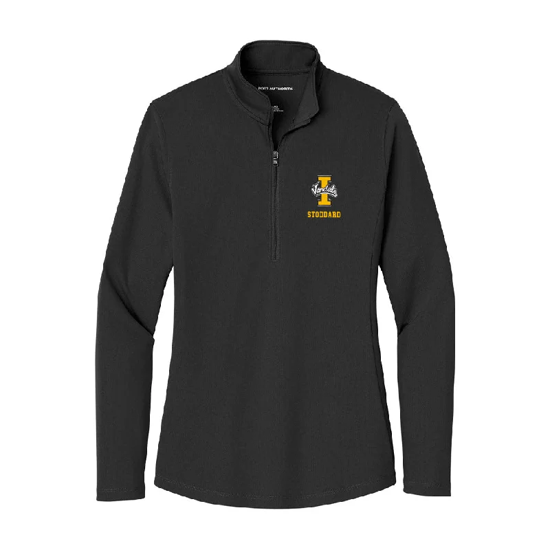 Idaho - NCAA Women's Swimming & Diving : Caleigh Stoddard - Women's Lightweight Quarter Zip Jacket Zip Front Button Front Snap Front