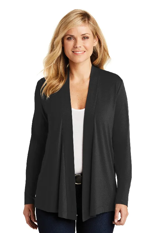 Port Authority® Ladies Concept Open Cardigan. L5430 Cashmere Blend Cotton Blend Poly Blend