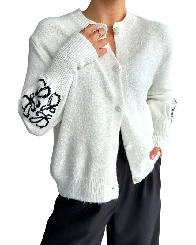 QU Style Cardigan Chenille Brocade Lace