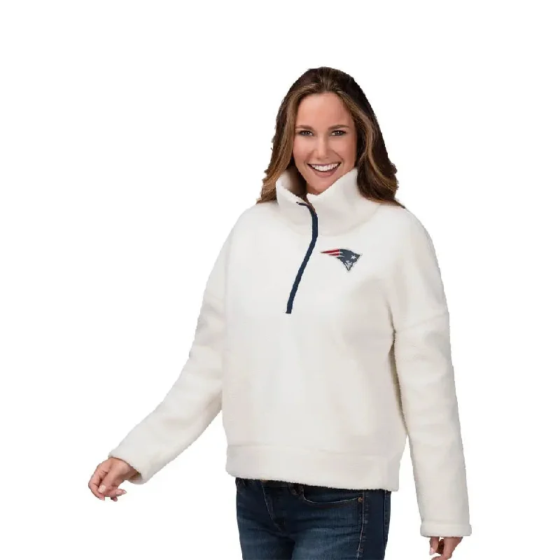 GIII Women Conf Coat Patriots Appliqued Beaded Sequined