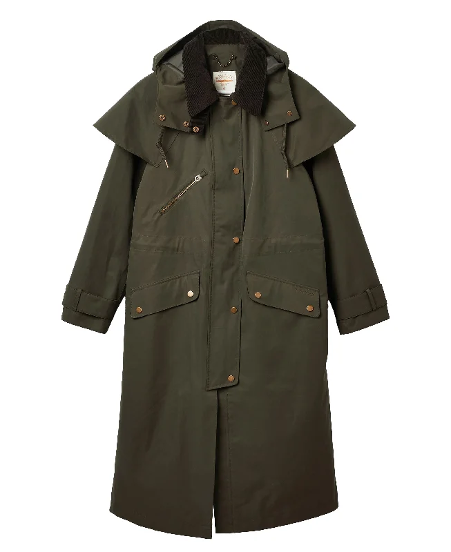 Highbridge Waterproof Coat - Green Wool Cashmere Tweed