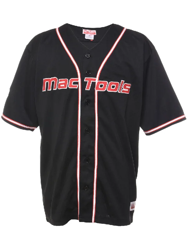 Black & Red Mac Tools Jersey - XL Cotton Jersey Tee