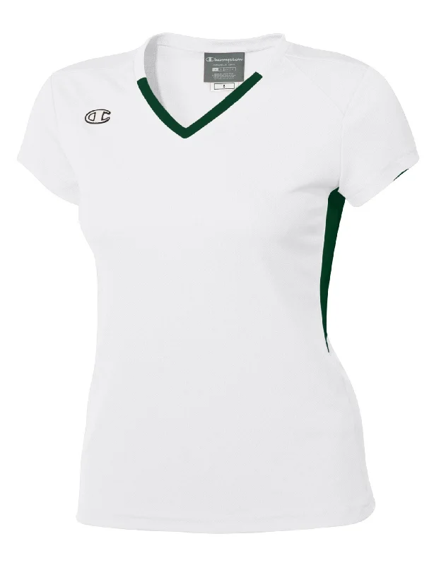 White/Athletic Dark Green