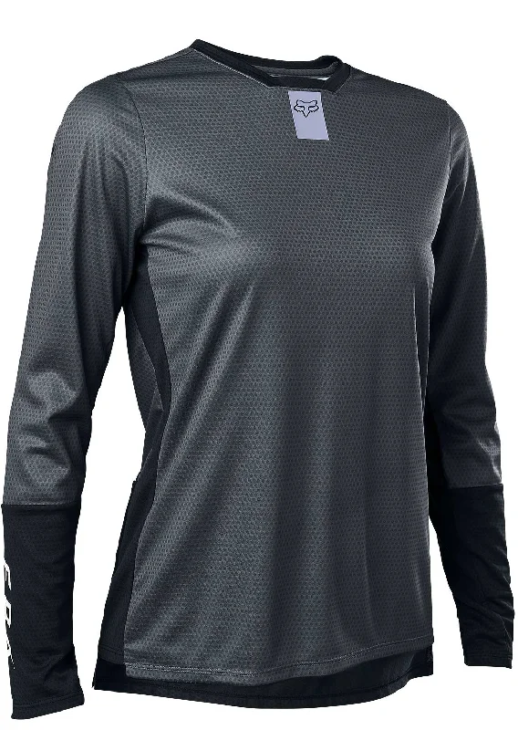 Fox Women's Defend Long Sleeve Jersey Metallic Jersey Tee