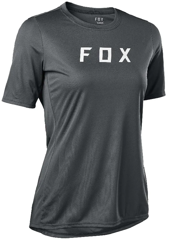 Fox Women's Ranger Short Sleeve Moth Jersey Silver Jersey Tee