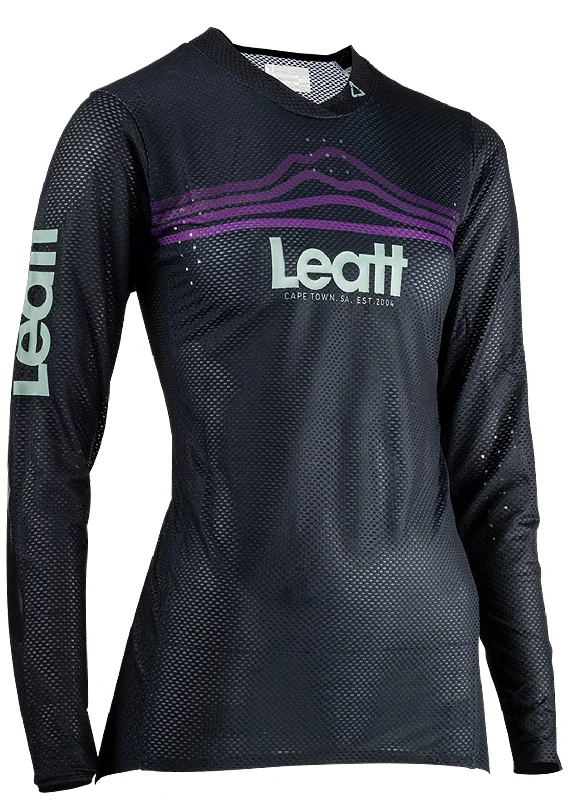 Leatt Women's Gravity 4.0 Mountain Bike Jersey Lavender Jersey Tee