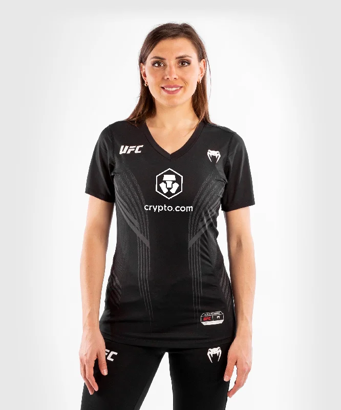 UFC Venum Authentic Fight Night Women's Walkout Jersey - Black Modern Jersey Tee