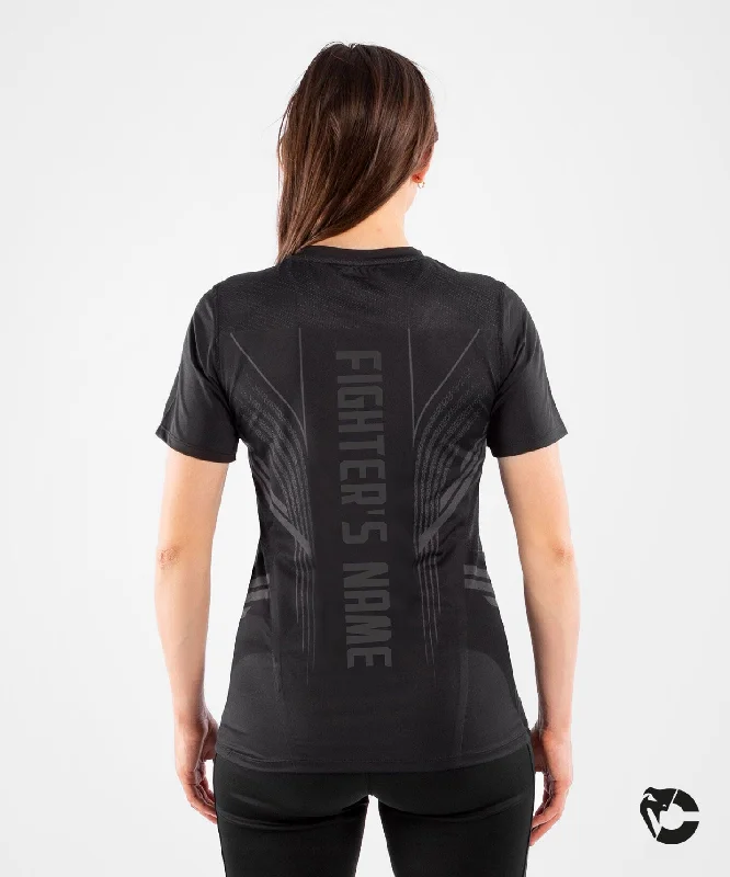 UFC Venum Fighters Authentic Fight Night Women's Walkout Jersey - Black Boutique Jersey Tee