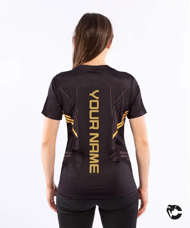 UFC Venum Personalized Authentic Fight Night Women's Walkout Jersey - Champion Bohemian Jersey Tee