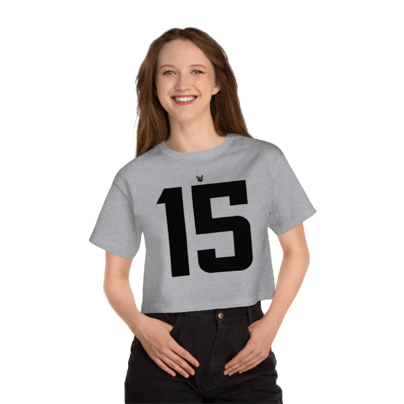 Women's Champion Heritage Cropped Top - Jersey #15 Women's Jersey Top