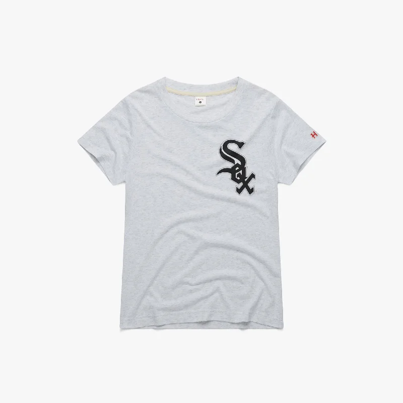 Women's Chicago White Sox Jersey Logo Festive Jersey Tee