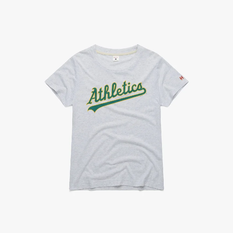 Women's Oakland Athletics Jersey Logo Travel Jersey Tee