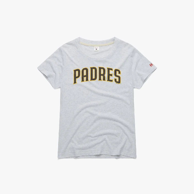 Women's San Diego Padres Jersey Logo Luxury Jersey Tee