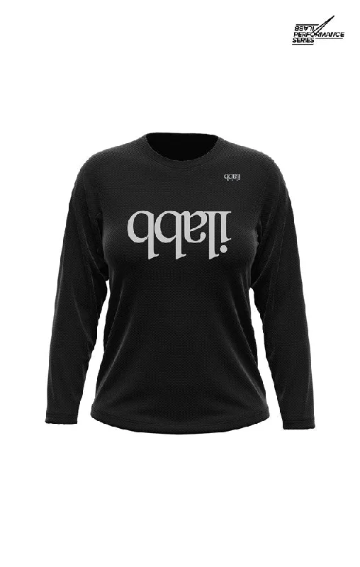 Traverse Capsize Long Sleeve Jersey - Black - Women's Boutique Jersey Tee