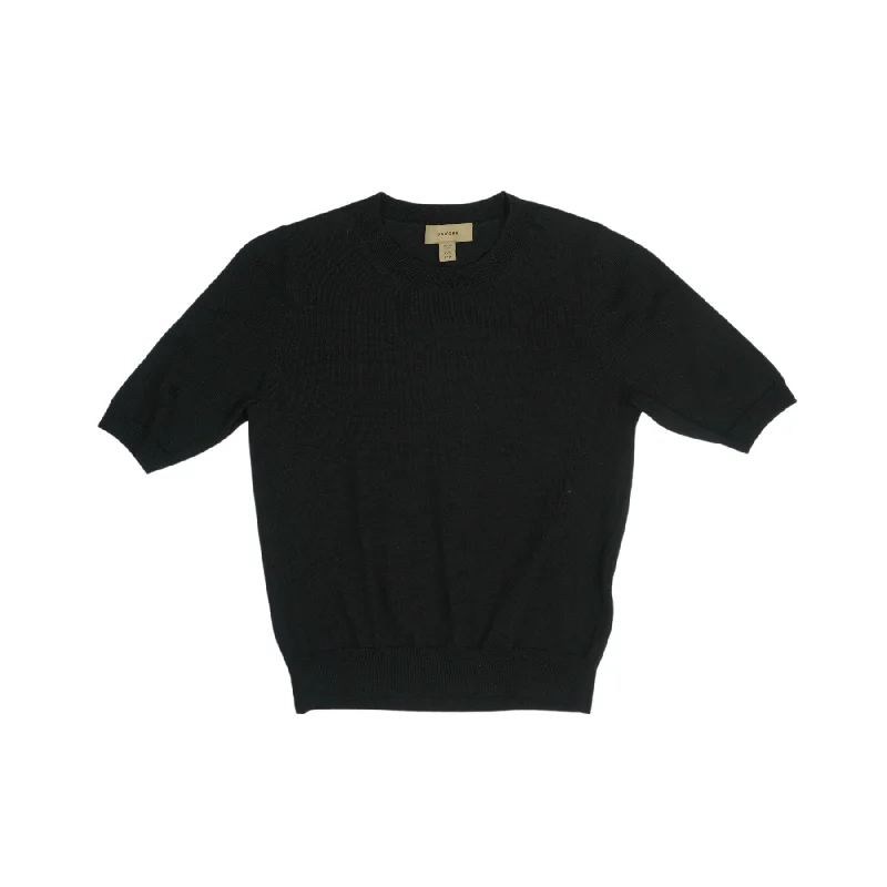 Burberry Knit Top - Women's XXS Metallic Knit Tee