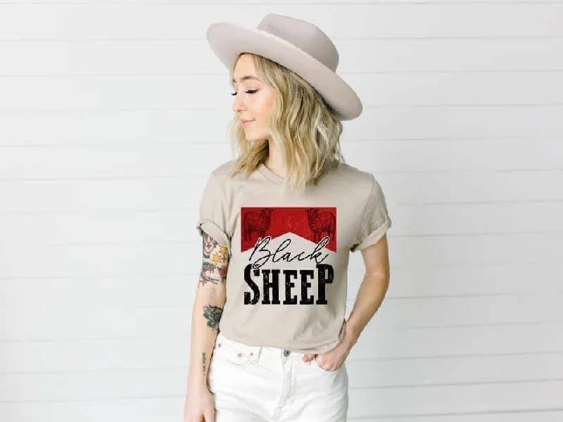 Black Sheep Tee Mesh Blend Leather Blend Suede Blend