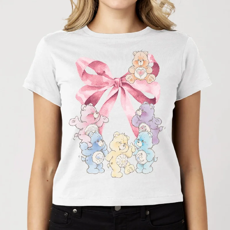 Care Bears Bow Baby Tee Lace Blend Ribbed Blend Corduroy Blend