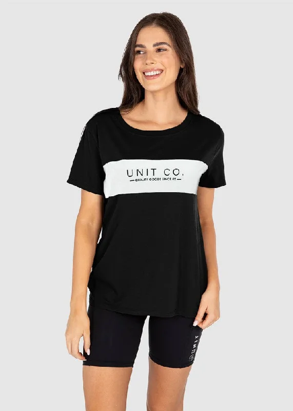 Unit Faith Ladies Tee Hooded Caped Shawl Collar