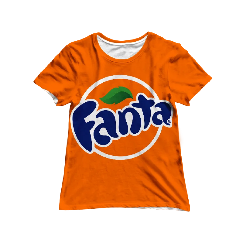 Fanta Orange Soda Women's Tee Knit Fabric Woven Fabric Fleece Fabric