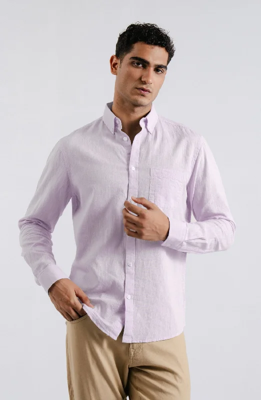 Full Sleeves Cotton Shirt Fitted T-Shirt Seamless Stretchy