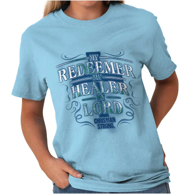 My Redeemer Christia T Shirt Basic T-Shirt Crew Neck Short Sleeve