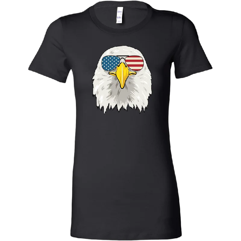 Patriot Eagle Women's T-Shirt Satin Blend Silk Blend Wool Blend