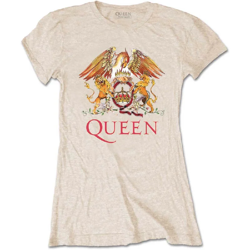 Queen Classic Crest Ladies T-Shirt Plaid T-Shirt Polka Dot Checkered