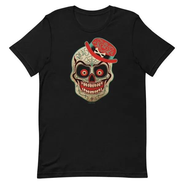 Sugar Skull Essential Unisex T-Shirt Chenille Brocade Lace