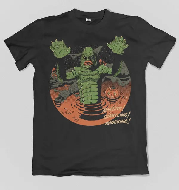 Swamp Monster Tee Mesh Blend Leather Blend Suede Blend