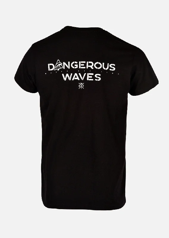 Tee-shirt Dangerous Waves - Noir Cozy Warm Stylish