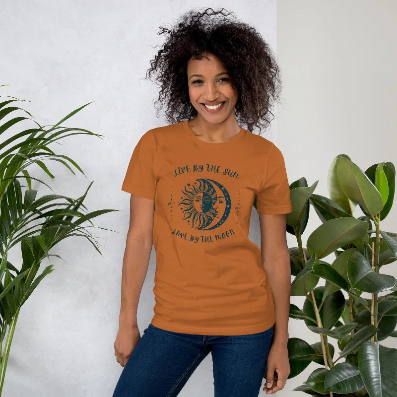 WOMEN'S: LIVE BY THE MOON LOVE BY THE SUN SHIRT Anti-Shrink Durable Soft