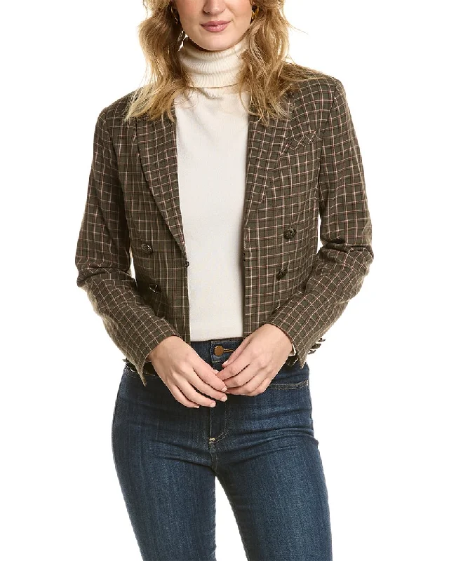 Vince Camuto Double-Breasted Blazer Women's Classic Blazer