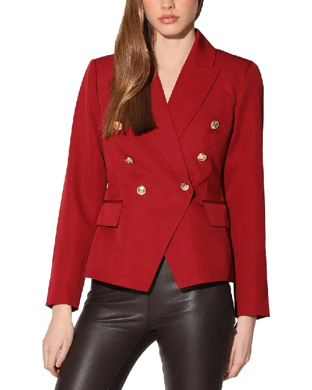 Walter Baker Phelps Tailored Fit Blazer Women's Patchwork Suit