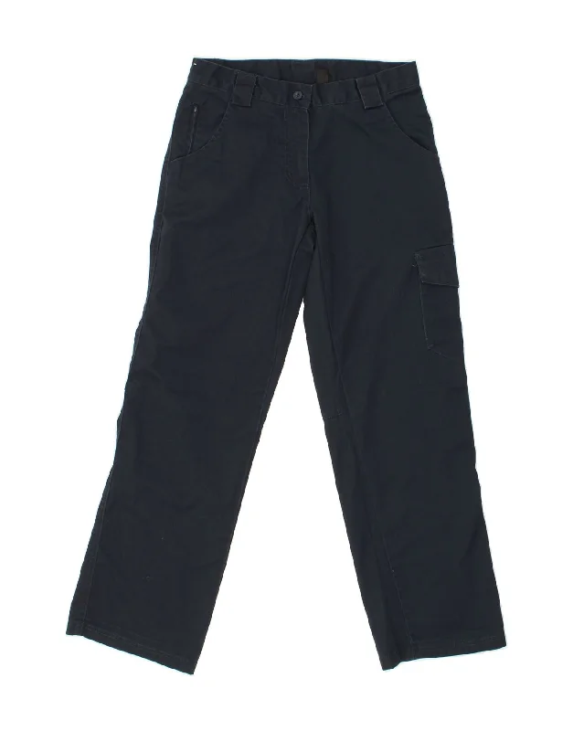 DICKIES Womens Straight Cargo Trousers UK 10 Small W32 L30 Navy Blue Trousers Bestseller Popular