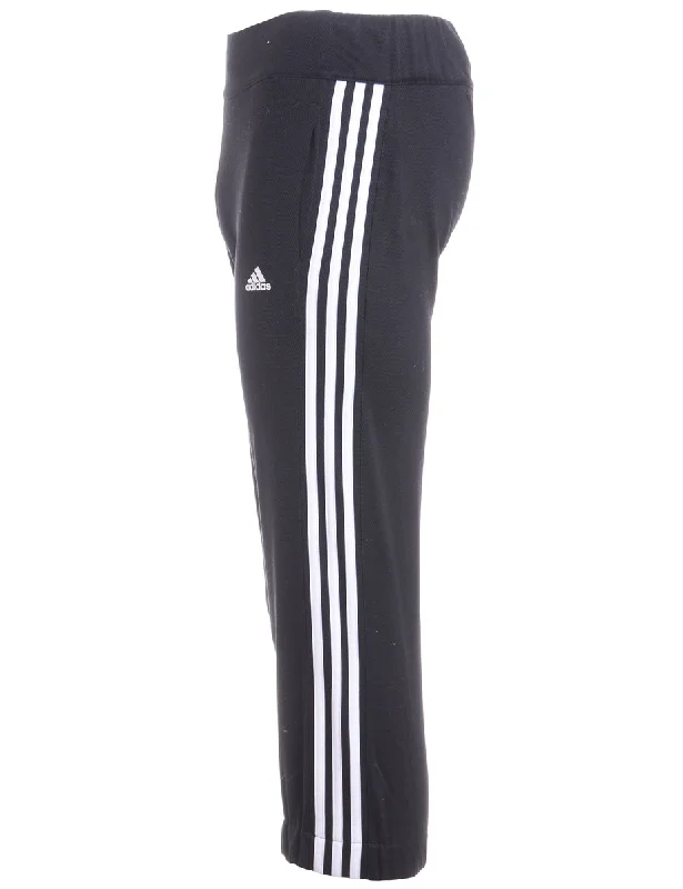 Label Gerry Elasticated Upcycled Adidas Sports Trousers Trousers sophisticated sleek