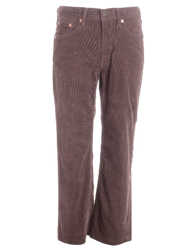 Label Harry Corduroy Trousers Trousers Silk Elegant