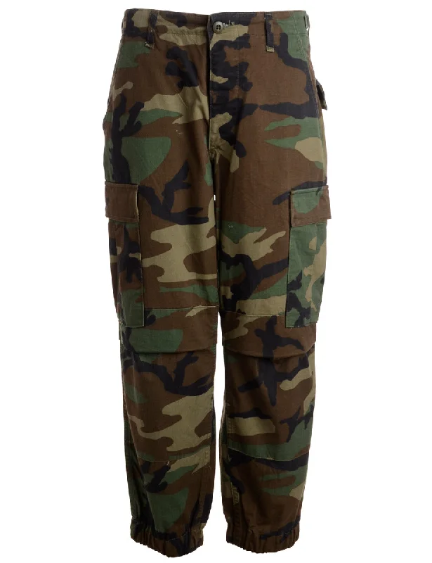 Label Kim Camo Trousers Trousers luxurious high-end