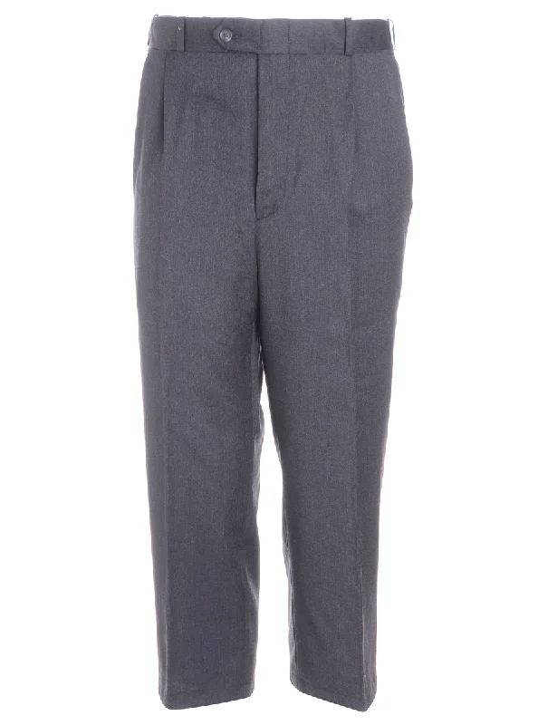 Label Lewis Cropped Smart Trousers Trousers Chinos Classic