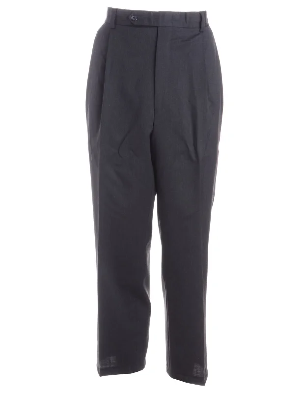 Label Lewis Cropped Smart Trousers - W34 Trousers Winter Warm