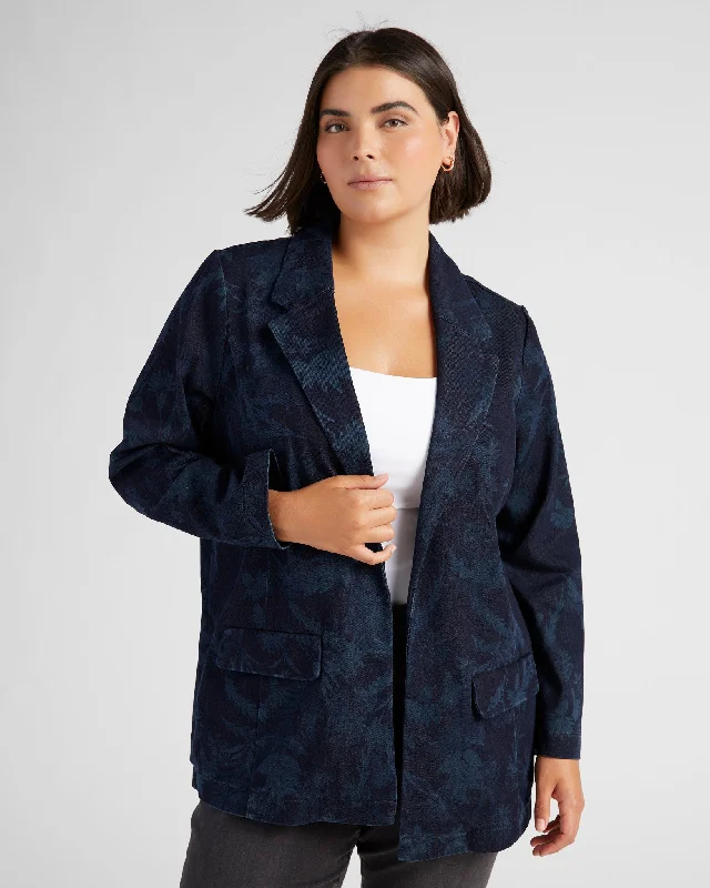 Plus Size Boyfriend Blazer Women's Classic Blazer