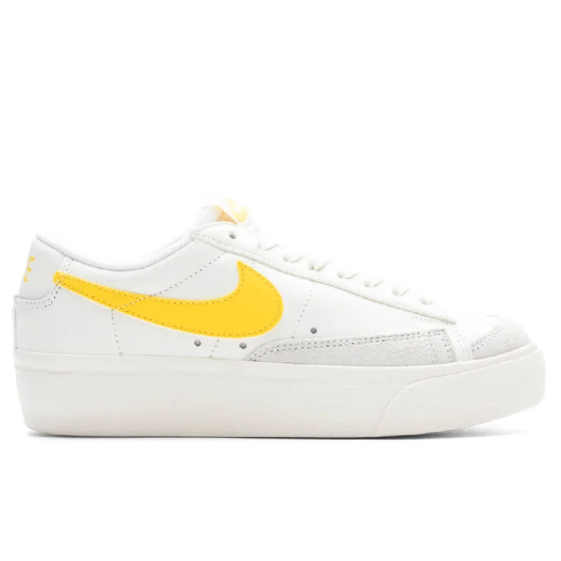 Womens Blazer Low Platform - Sail/Vivid Sulfur/Pale Ivory Women's Pencil Blazer