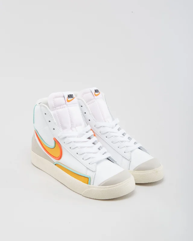 Nike Blazer White / Yellow Swoosh Trainers - UK4.5 Women's Classic Blazer