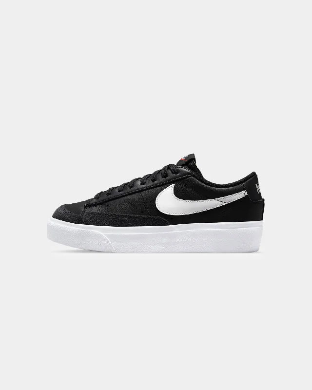 Nike Women's Blazer Low Platform Black/White/Black Women's Premium Blazer