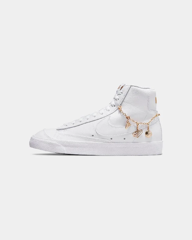 Nike Women's Blazer Mid '77 LX White/White/Metal Women's Luxurious Suit