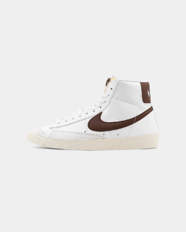 Nike Women's Blazer Mid '77 Next Nature White/Cocao Wow Women's Unique Blazer