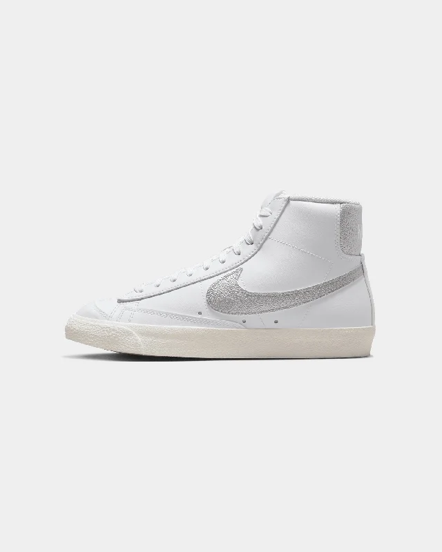 Nike Women's Blazer Mid '77 White/Metallic Women's Handmade Blazer