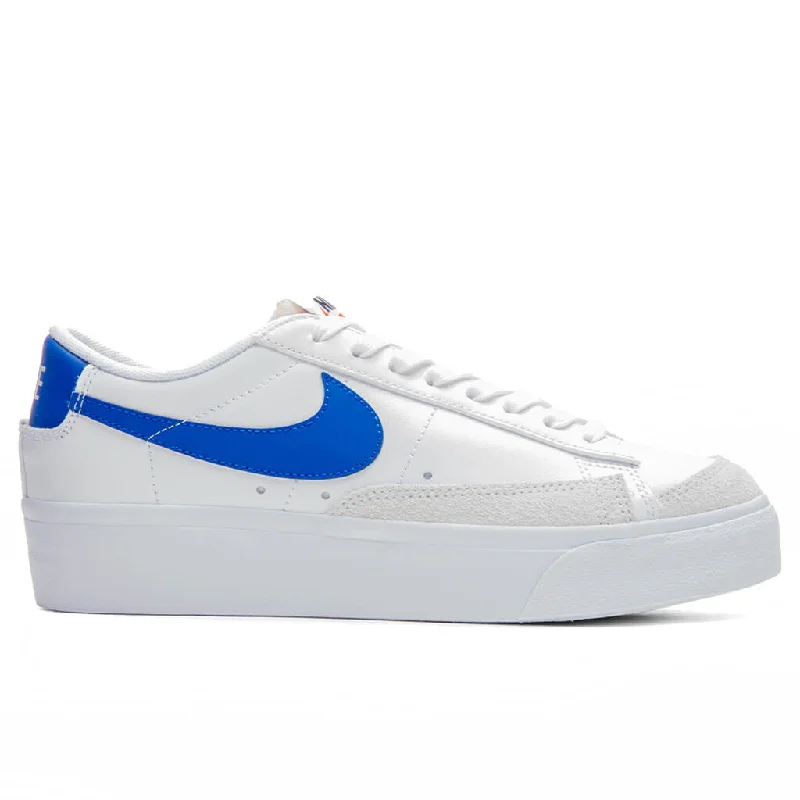 Women's Blazer Low Platform - White/Game Royal/Summit White Slimming Women's Blazer