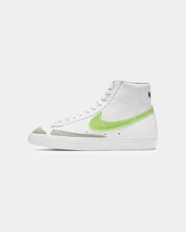 Nike Women's Blazer Mid '77 Essential White/Volt/Orange Spring Women's Coat